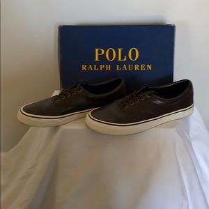 POLO Ralph Lauren Brown Leather Casual Shoes